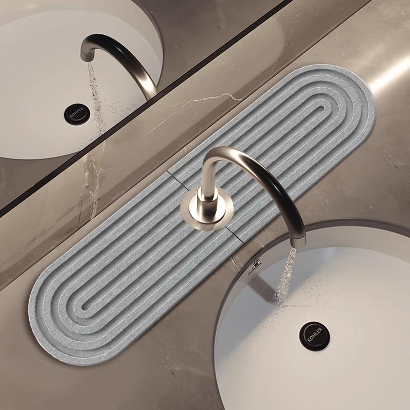 Diatom Mud Absorbent Pad - Quick-Drying Faucet & Sink Mat for Kitchen/Bathroom
Diatom Mud Absorbent Pad - Quick-Drying Faucet & Sink Mat for Kitchen/Bathroom
