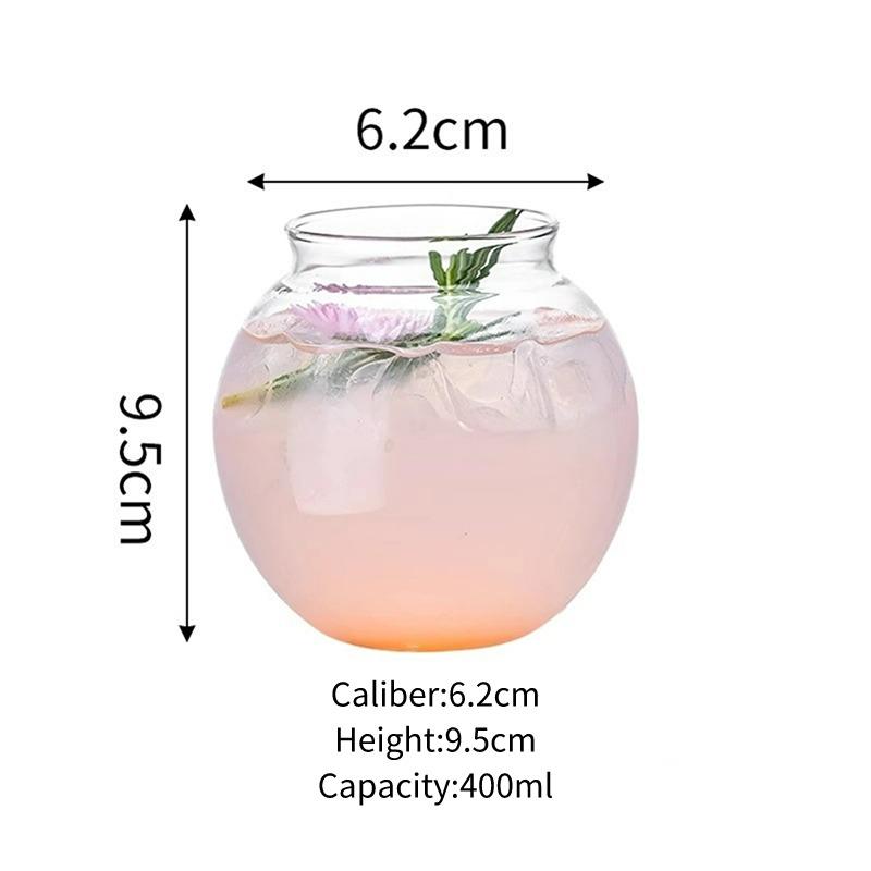 Creative Cocktail Glasses Cups Flat Bottom Round Ball Cup Transparent Cold Drink Glass Moon-shaped Juice Cup Bar Accessories 400ml
Creative Cocktail Glasses Cups Flat Bottom Round Ball Cup Transparent Cold Drink Glass Moon-shaped Juice Cup Bar Accessories 400ml