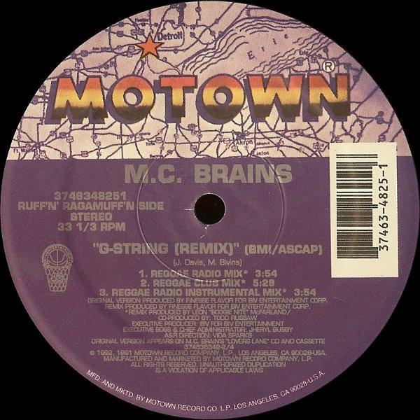 12inch Record MC BRAINS - G-String (Remix) 3746348251 Motown 1992 US Rap & Hip-Hop/R&B Used
12inch Record MC BRAINS - G-String (Remix) 3746348251 Motown 1992 US Rap & Hip-Hop/R&B Used