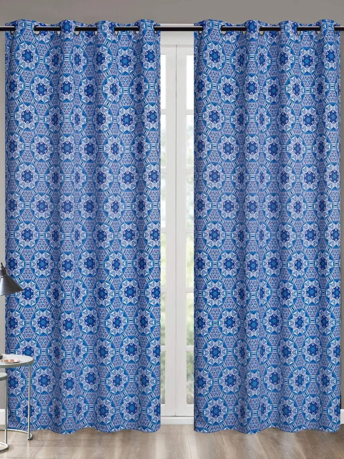 Blackout Curtains 52 in W x 84 in L Oriental Mosaic ( 2-Panel) синий
Blackout Curtains 52 in W x 84 in L Oriental Mosaic ( 2-Panel) синий