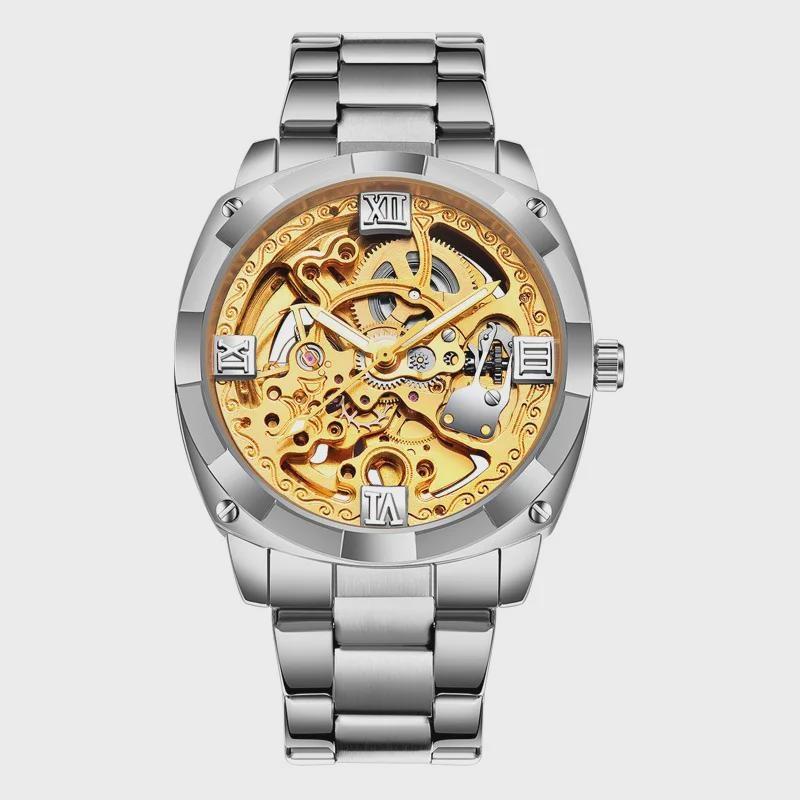 Men s Automatic Watch Luxury Automatic Movement Mechanical Man Watch Stainless Steel Skeleton Clock срібний
Men s Automatic Watch Luxury Automatic Movement Mechanical Man Watch Stainless Steel Skeleton Clock срібний