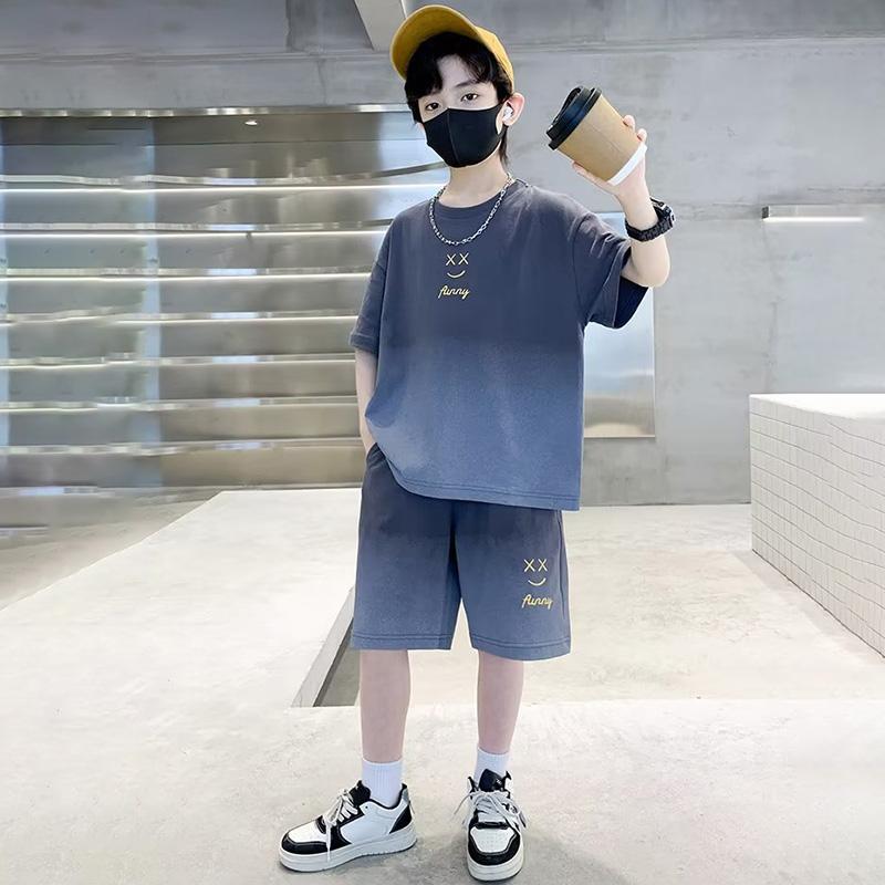 Boys Summer Two-Piece Outfit Children s Short-Sleeved Street Style Two-piece Set 120cm
Boys Summer Two-Piece Outfit Children s Short-Sleeved Street Style Two-piece Set 120cm