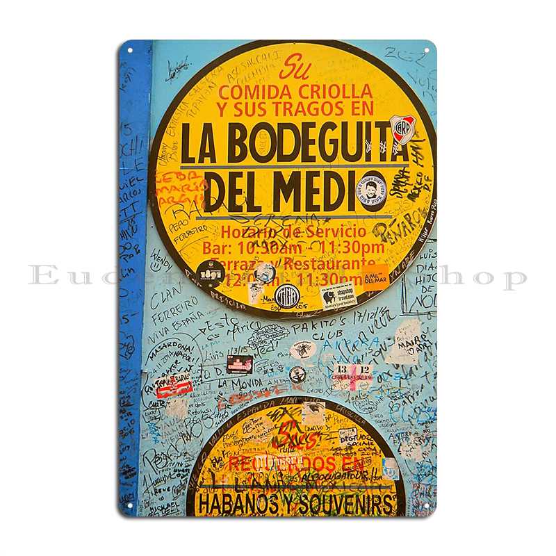 The Bodeguita Del Medio Metal Signs Plates Living Room Bar Cave Iron Garage Tin Sign Poster 20x30cm
The Bodeguita Del Medio Metal Signs Plates Living Room Bar Cave Iron Garage Tin Sign Poster 20x30cm