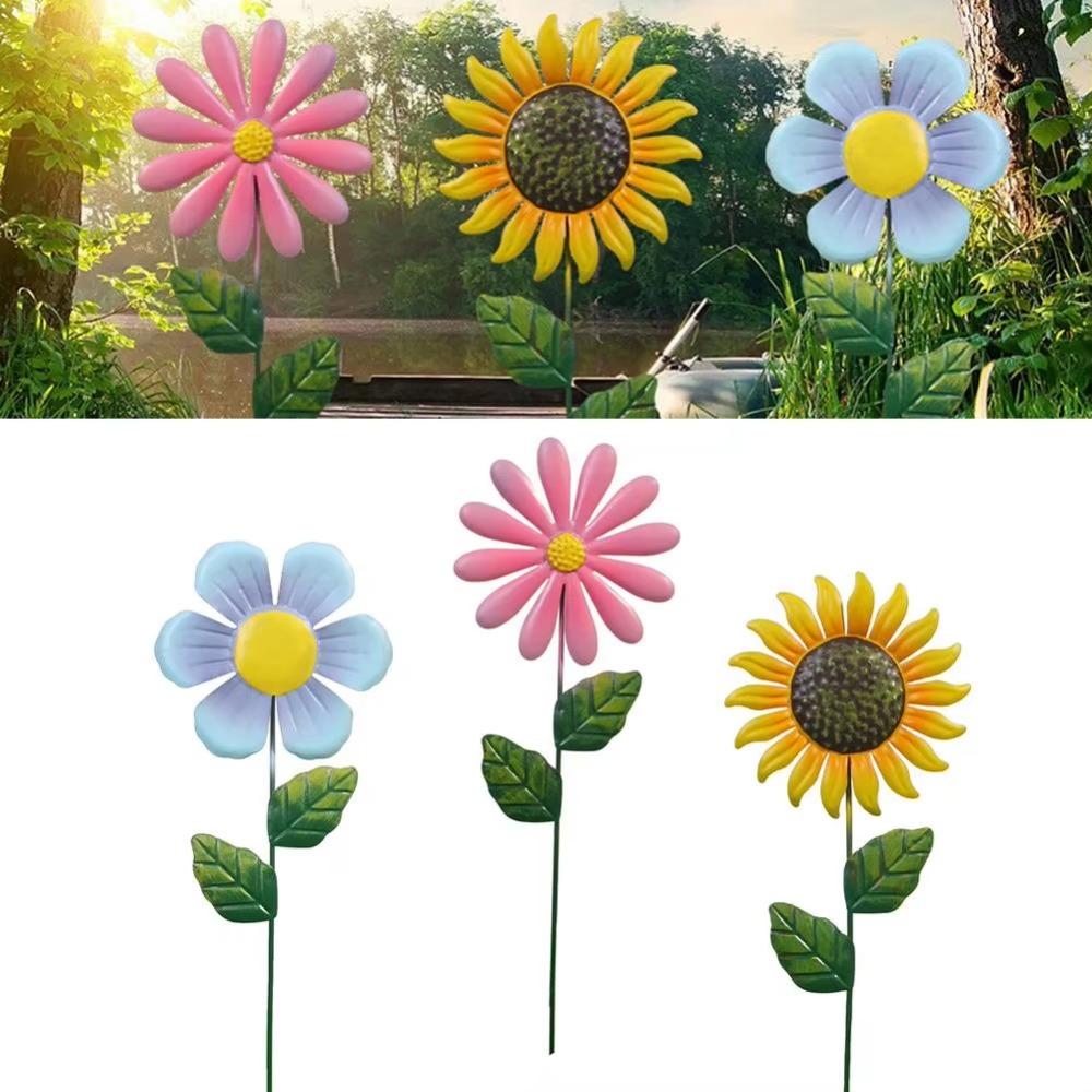 3Pcs Iron Art Flower Garden Stake Ornaments Handmade Metal Flower Ornament Lawn 3Pcs/set
3Pcs Iron Art Flower Garden Stake Ornaments Handmade Metal Flower Ornament Lawn 3Pcs/set