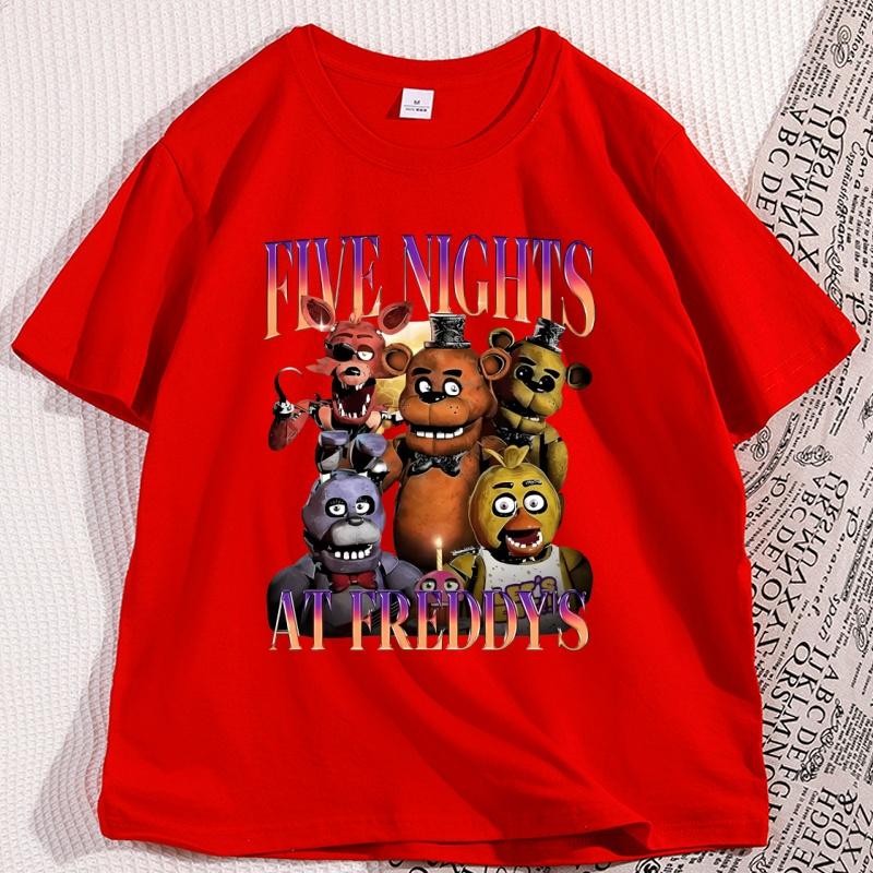 Five Nights At Freddys TShirt Men Women Loose Cotton Funny T Shirt Casual Short Sleeve Round Neck Tees Printed Tops Clothing S
Five Nights At Freddys TShirt Men Women Loose Cotton Funny T Shirt Casual Short Sleeve Round Neck Tees Printed Tops Clothing S