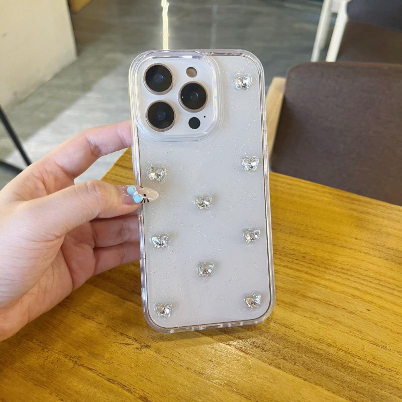 3D Transparent Rhinestone Butterfly Phone Case for iPhone 16 Pro/14/15/17 Pro Max iPhone 15 Pro
3D Transparent Rhinestone Butterfly Phone Case for iPhone 16 Pro/14/15/17 Pro Max iPhone 15 Pro