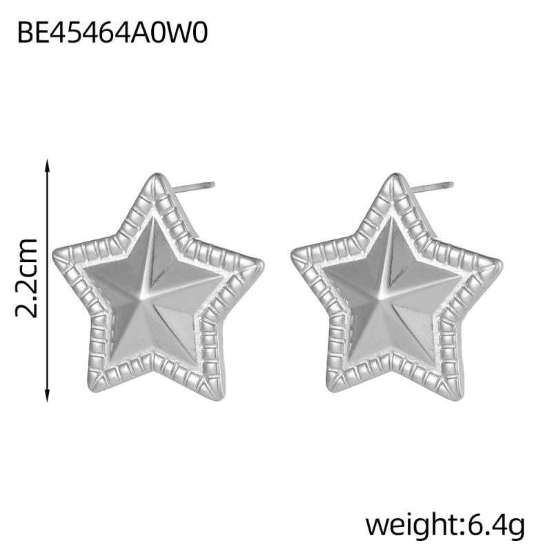 CARLIDANA Fashion Jewelry Retro Star Heart Stud Earrings Round Hammered Pvd Gold Plated Stainless Steel Chunky Drop Earrings
CARLIDANA Fashion Jewelry Retro Star Heart Stud Earrings Round Hammered Pvd Gold Plated Stainless Steel Chunky Drop Earrings