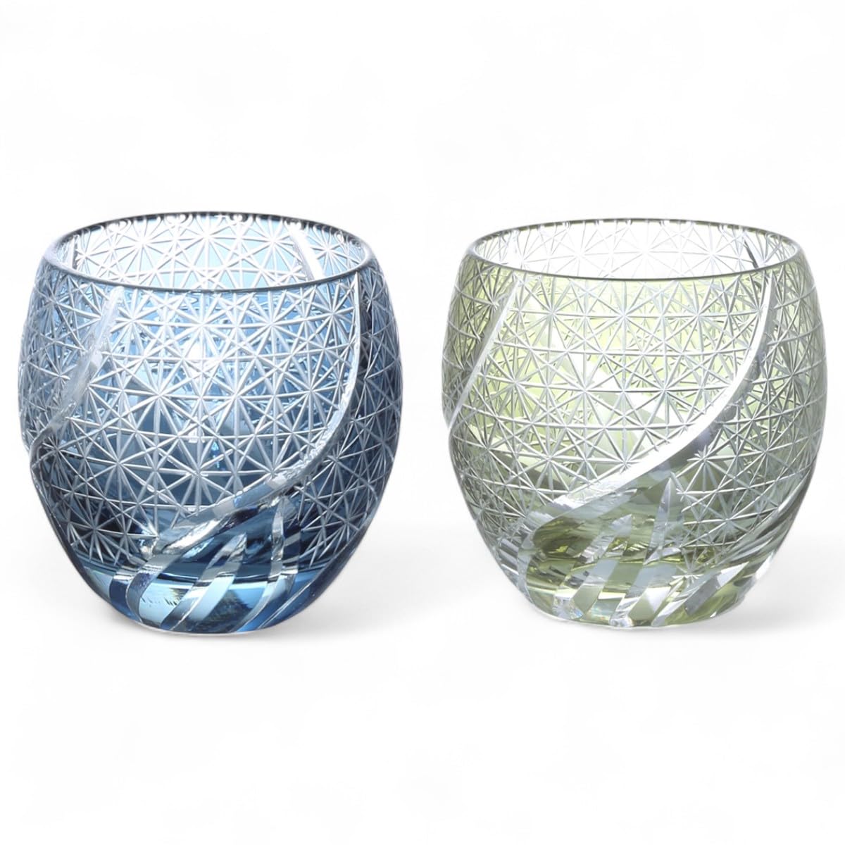 Mizukage Kiriko Pair of Glasses for x Ranbori Komon Ink Blue Current Model J-kitchens Egg-Shaped Sake, 5.5 5.9cm, 100cc, (Small Pattern) & Green,
Mizukage Kiriko Pair of Glasses for x Ranbori Komon Ink Blue Current Model J-kitchens Egg-Shaped Sake, 5.5 5.9cm, 100cc, (Small Pattern) & Green,
