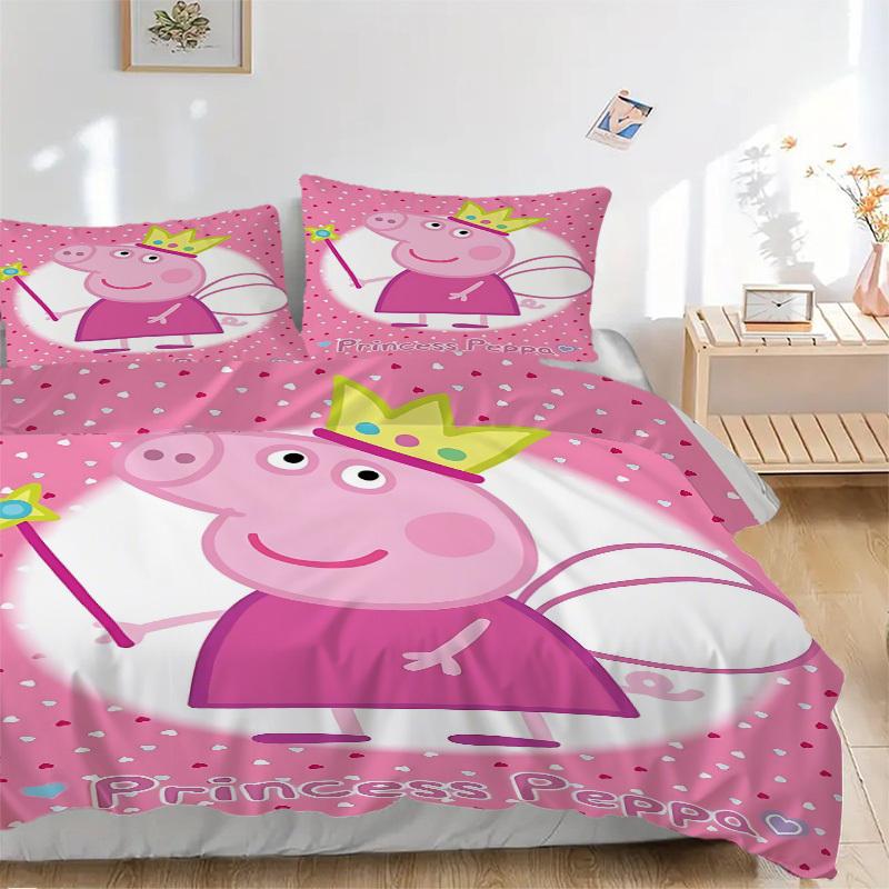 3pcs Peppa Pig Duvet Cover Set, 1 Duvet Cover + 2 Pillowcases (No Insert), High-Definition Print, Home & Dorm Set yy251208030 135x200cm
3pcs Peppa Pig Duvet Cover Set, 1 Duvet Cover + 2 Pillowcases (No Insert), High-Definition Print, Home & Dorm Set yy251208030 135x200cm