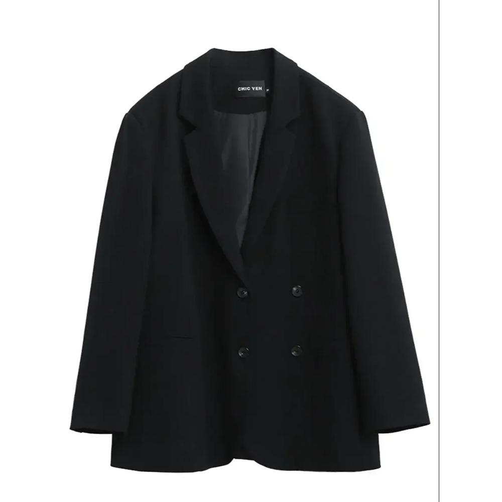 Женский повседневный однотонный блейзер с длинным рукавом, пальто, элегантная модная одежда для офисной леди, весна-осень XL чёрный
Женский повседневный однотонный блейзер с длинным рукавом, пальто, элегантная модная одежда для офисной леди, весна-осень XL чёрный