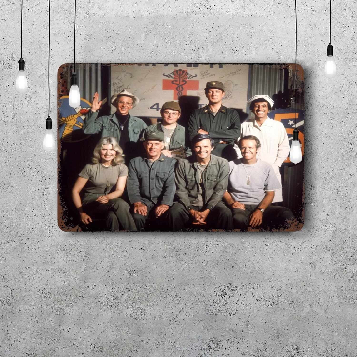 mash TV show Vintage Metal Tin Signs Posters Decor Retro Metal Plaque Wall Art Decor for Garage Bar 20x30cm(7.8x11.8inch)
mash TV show Vintage Metal Tin Signs Posters Decor Retro Metal Plaque Wall Art Decor for Garage Bar 20x30cm(7.8x11.8inch)