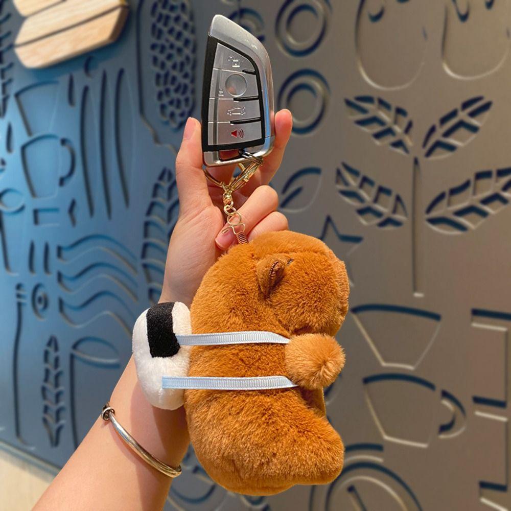Fluffty Capybara Doll Pendant Soft Cartoon Backpack Decoration Plush Capybara Keychain Unisex style6
Fluffty Capybara Doll Pendant Soft Cartoon Backpack Decoration Plush Capybara Keychain Unisex style6