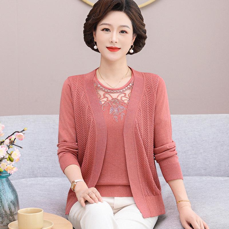 2026 Elegant Two-Piece Jacket Set for Middle-Aged & Elderly Women - Spring/Autumn Long-Sleeved Knitted Top 4XL (135-150 kg) помаранчевий/червоний
2026 Elegant Two-Piece Jacket Set for Middle-Aged & Elderly Women - Spring/Autumn Long-Sleeved Knitted Top 4XL (135-150 kg) помаранчевий/червоний