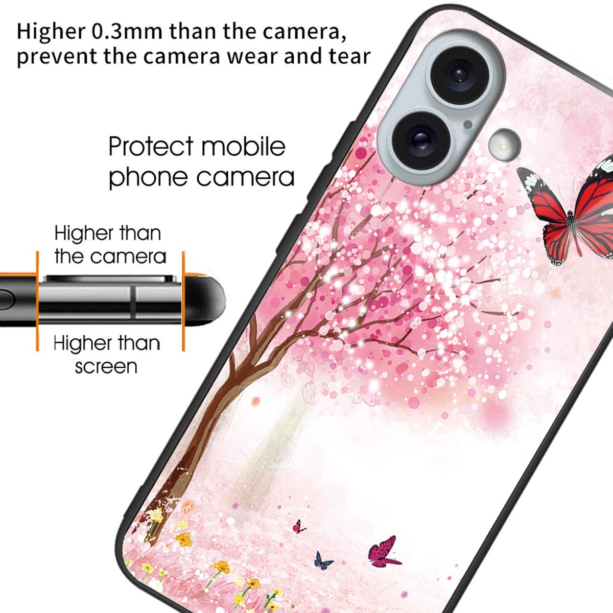 For iPhone 16 Cases Shockproof Tempered Glass+TPU Phone Cover Pattern Printed
For iPhone 16 Cases Shockproof Tempered Glass+TPU Phone Cover Pattern Printed