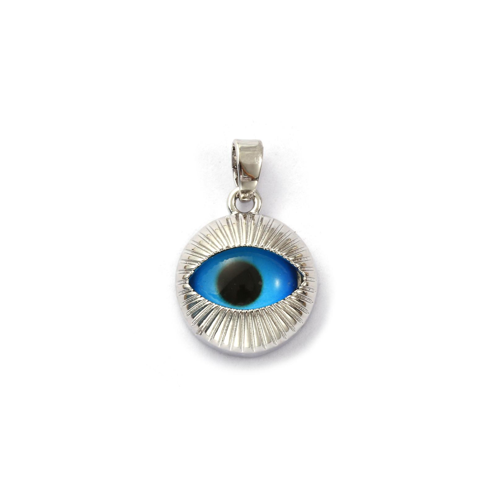 2 PCs Brass Charm Pendant Gold Plated Blue Round Eye For DIY Necklace Bracelet Jewelry Making Findings 20mm x 13mm
2 PCs Brass Charm Pendant Gold Plated Blue Round Eye For DIY Necklace Bracelet Jewelry Making Findings 20mm x 13mm