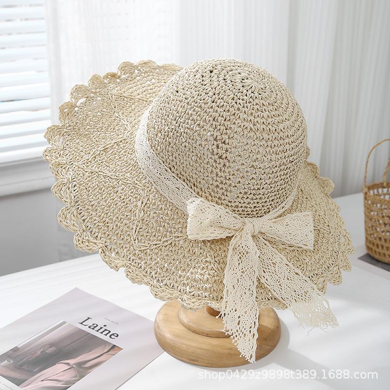 Women s Sun Hats Adjustable Straw Hat With Lace Bow Sun Protection Wide Brim Summer Elegance Beach Accessories 2025 Fashion New 56-58cm бежевый
Women s Sun Hats Adjustable Straw Hat With Lace Bow Sun Protection Wide Brim Summer Elegance Beach Accessories 2025 Fashion New 56-58cm бежевый
