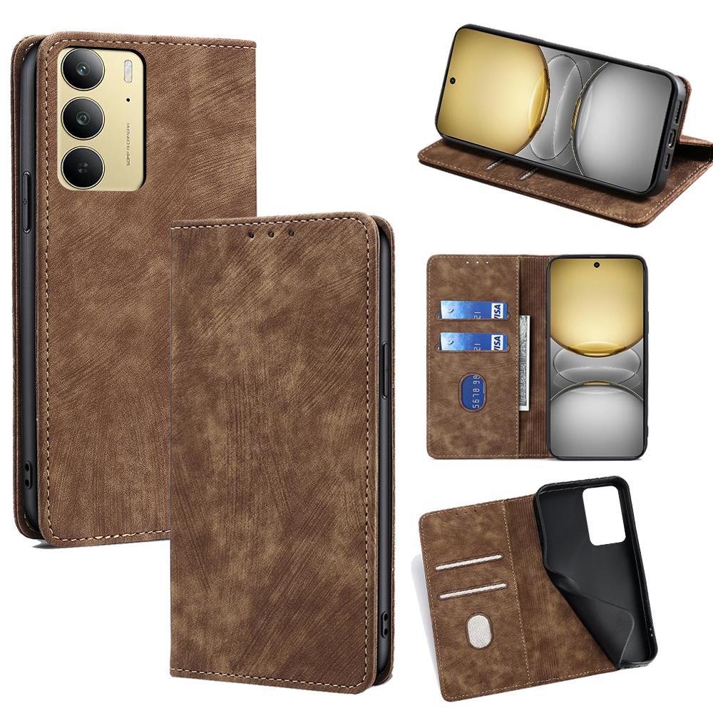 For Realme C75/Realme 14x 5G Case RFID Blocking Wallet Leather Phone Cover Brown
For Realme C75/Realme 14x 5G Case RFID Blocking Wallet Leather Phone Cover Brown
