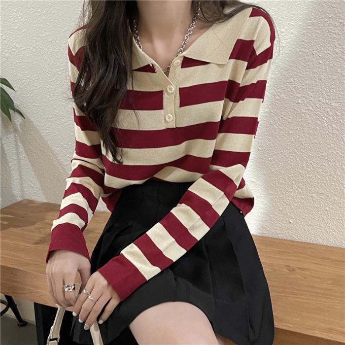 Women s Red Long-Sleeve Polo: Unique & Stylish Slim Fit Knitwear for Autumn/Winter One Size
Women s Red Long-Sleeve Polo: Unique & Stylish Slim Fit Knitwear for Autumn/Winter One Size