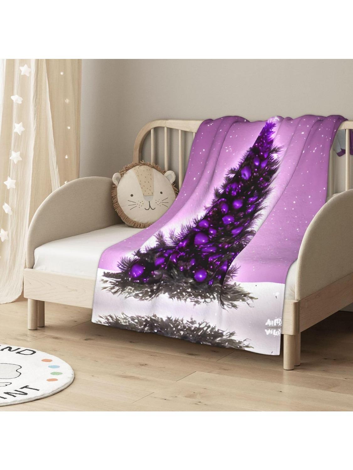 Christmas Purple Tree Print Fleece Blankets Soft Lightweight Throws Flannel Blanket for Bed, Sofa,Travel, Camping Blanket 70x100 75x90cm
Christmas Purple Tree Print Fleece Blankets Soft Lightweight Throws Flannel Blanket for Bed, Sofa,Travel, Camping Blanket 70x100 75x90cm