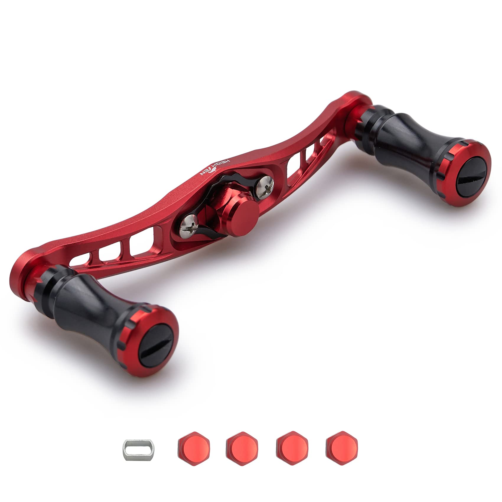 HEIGHTEN 92mm Bait Reel Handle for Shimano Daiwa Abu Garcia General Bait Reel Chess Series Red Red (92mm, (Handle)/Black & (Knob)) (315)
HEIGHTEN 92mm Bait Reel Handle for Shimano Daiwa Abu Garcia General Bait Reel Chess Series Red Red (92mm, (Handle)/Black & (Knob)) (315)