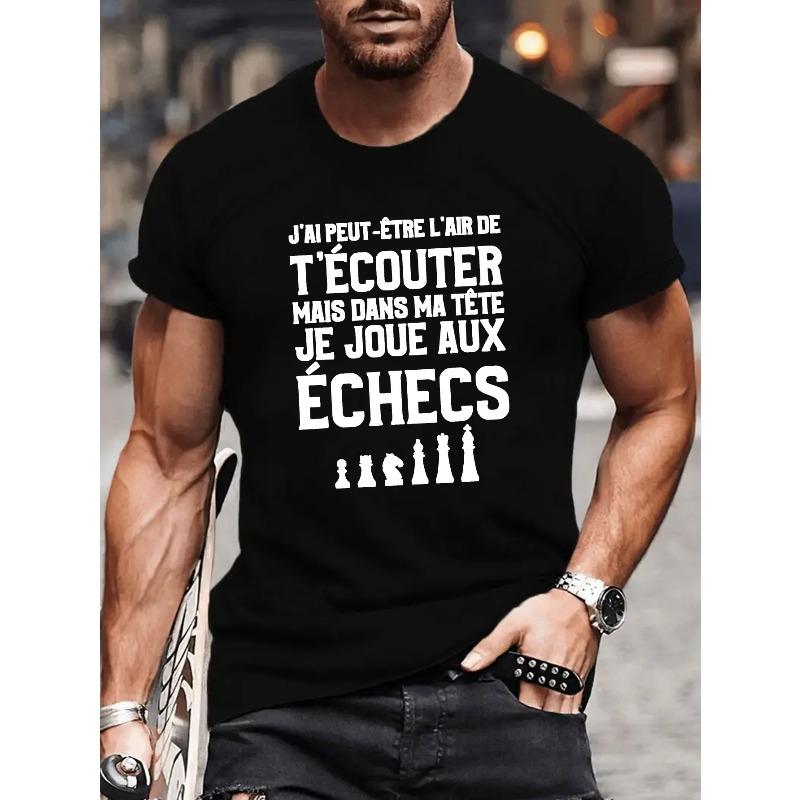 European Size Fun French Men s Short Sleeve T-shirt Summer T-shirt Top 4XL чорний
European Size Fun French Men s Short Sleeve T-shirt Summer T-shirt Top 4XL чорний