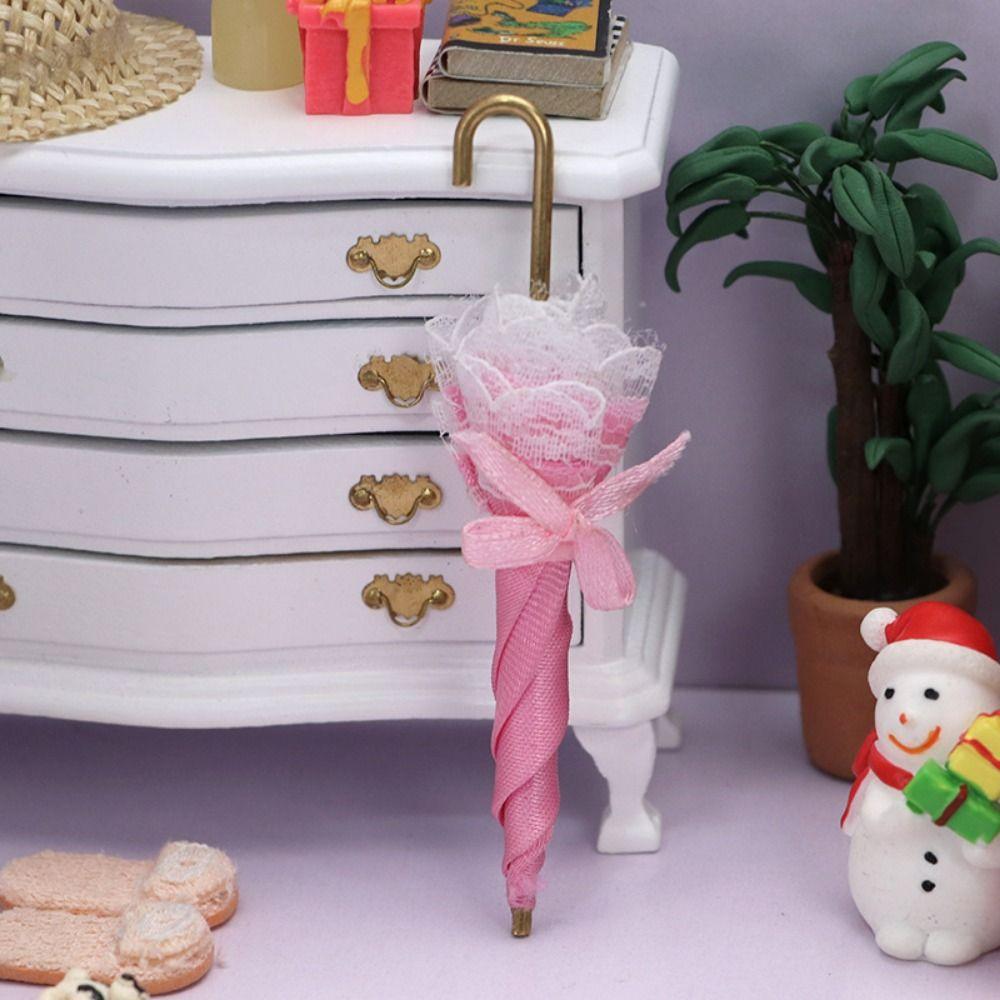 Miniature Mini Umbrella Cute Simulated Umbrella Multi-purpose Lace Umbrella Ornaments Grils
Miniature Mini Umbrella Cute Simulated Umbrella Multi-purpose Lace Umbrella Ornaments Grils