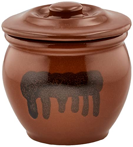 Living Pickle Container, Mini Jar, 0.54 L; Pottery, Barrel, Bran Pickled Plum Pickle, Storage Container, Round Shape, Brown
Living Pickle Container, Mini Jar, 0.54 L; Pottery, Barrel, Bran Pickled Plum Pickle, Storage Container, Round Shape, Brown