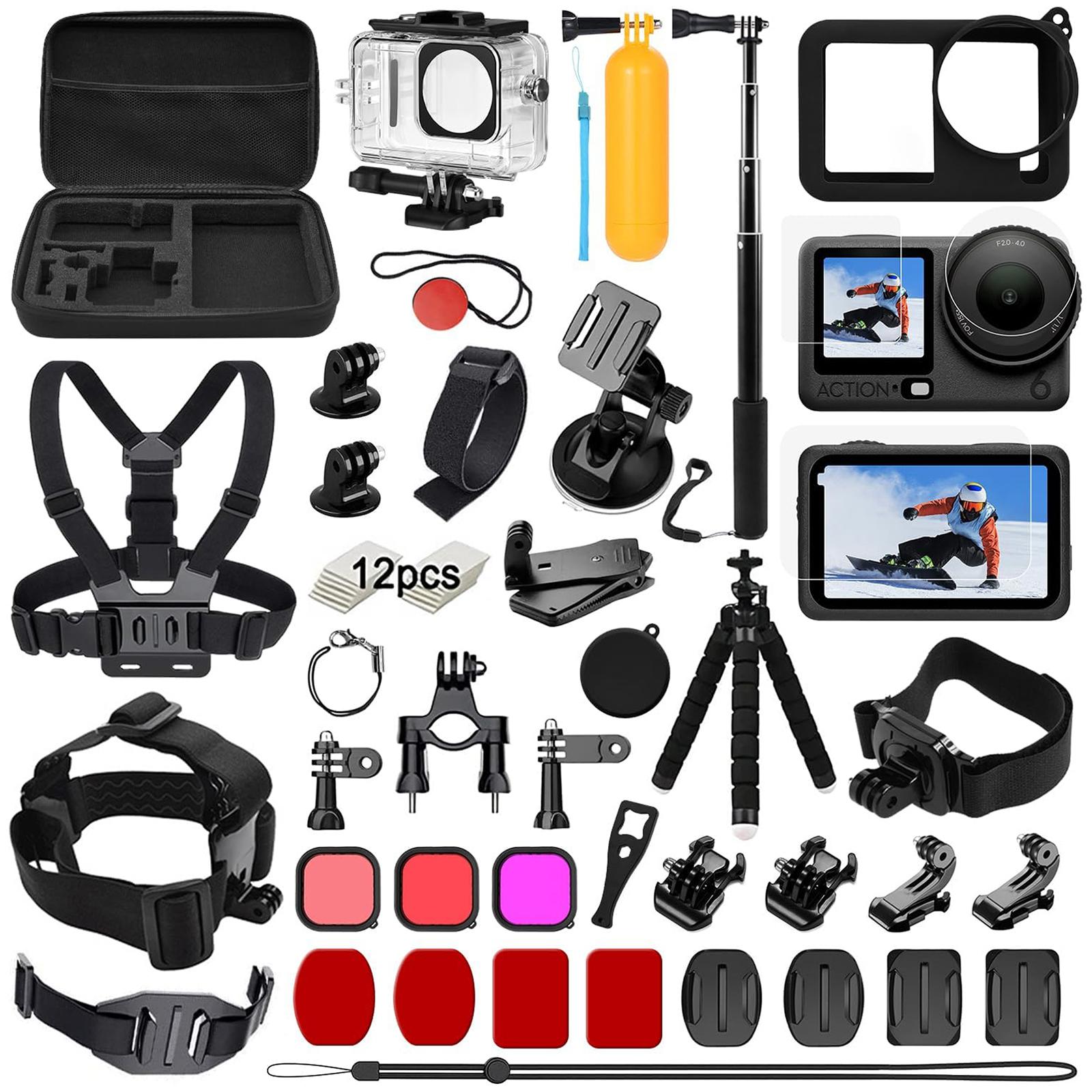 Action Camera Accessories Kit Compatible for DJI Osmo Action 6 Essential Accessories Kit with Waterproof Case Backpack Strap China Mainland
Action Camera Accessories Kit Compatible for DJI Osmo Action 6 Essential Accessories Kit with Waterproof Case Backpack Strap China Mainland