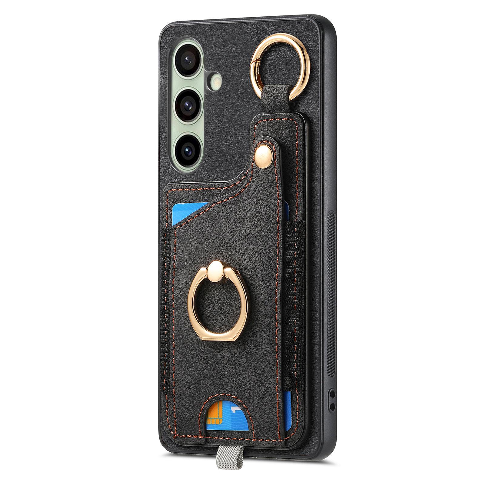 For Samsung Galaxy A56 5G Retro Leather Phone Back Cover with Card Slots and Ring Holder Green
For Samsung Galaxy A56 5G Retro Leather Phone Back Cover with Card Slots and Ring Holder Green