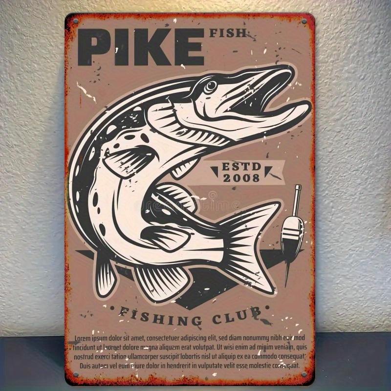 Vintage Bass Fishing Club Metal Sign Rustic Iron Wall Art with Fish Illustration and Humorous Phrases Perfect for Home or 20x30cm(7.8x11.8inch)
Vintage Bass Fishing Club Metal Sign Rustic Iron Wall Art with Fish Illustration and Humorous Phrases Perfect for Home or 20x30cm(7.8x11.8inch)