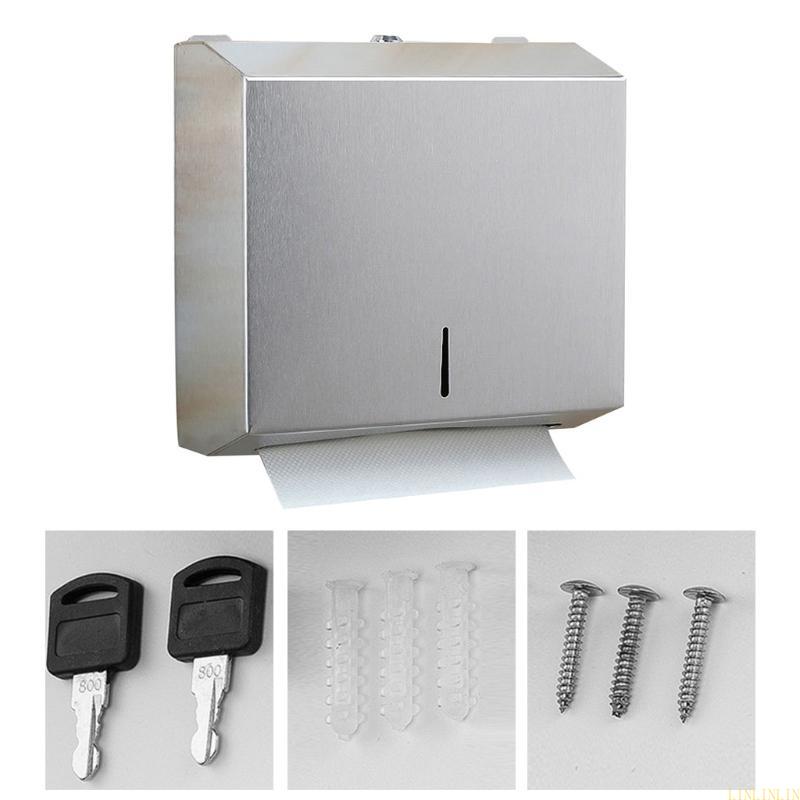 Настенный диспенсер для бумажных полотенец из нержавеющей стали с матовой отделкой, большой емкости, держатель для полотенец для рук в ванной, кухонный держатель для салфеток
Настенный диспенсер для бумажных полотенец из нержавеющей стали с матовой отделкой, большой емкости, держатель для полотенец для рук в ванной, кухонный держатель для салфеток