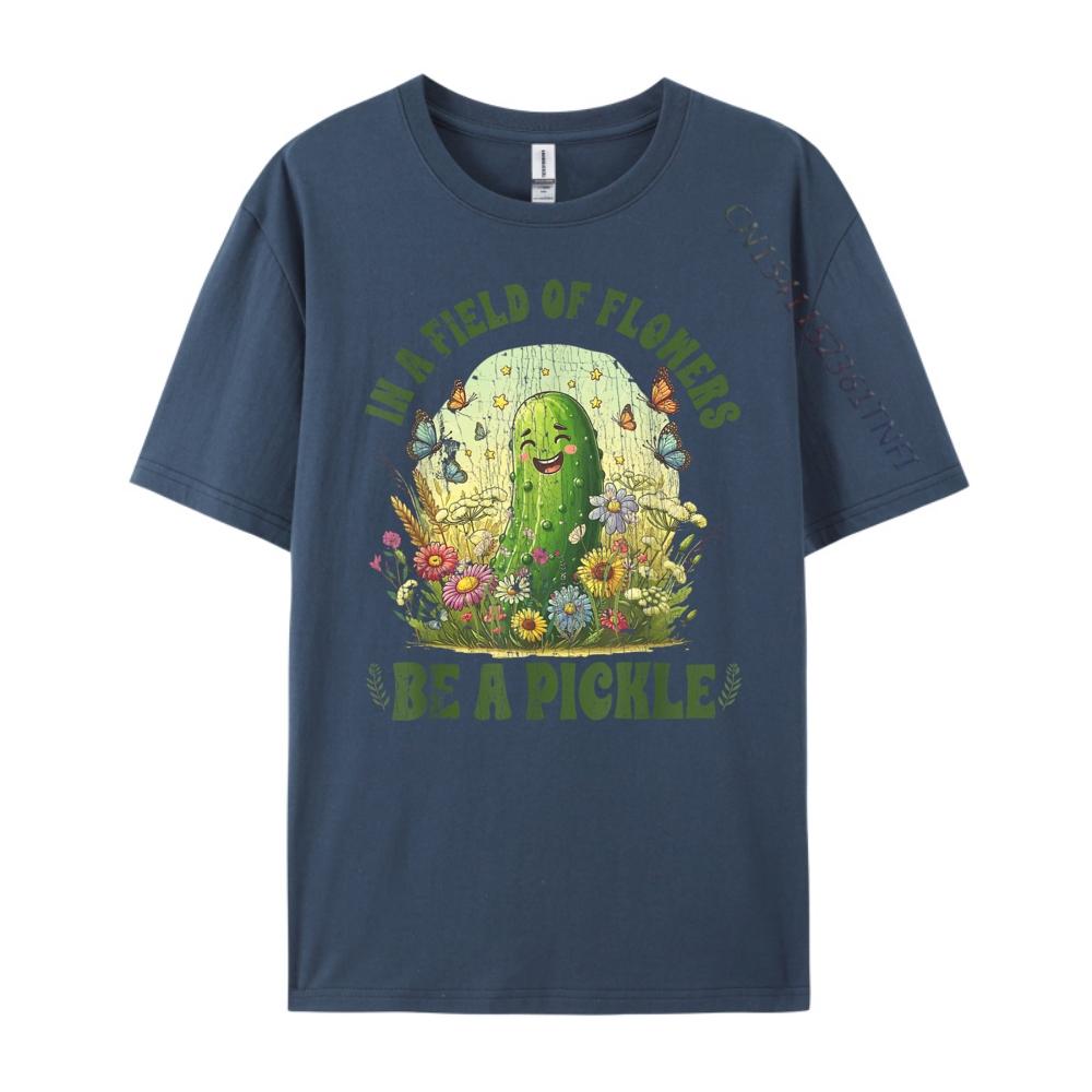 In A Field Of Flowers Be A Pickle Funny Saying Blue And White Graphic T Shirts Moisture Wicking Shirts 4XL
In A Field Of Flowers Be A Pickle Funny Saying Blue And White Graphic T Shirts Moisture Wicking Shirts 4XL