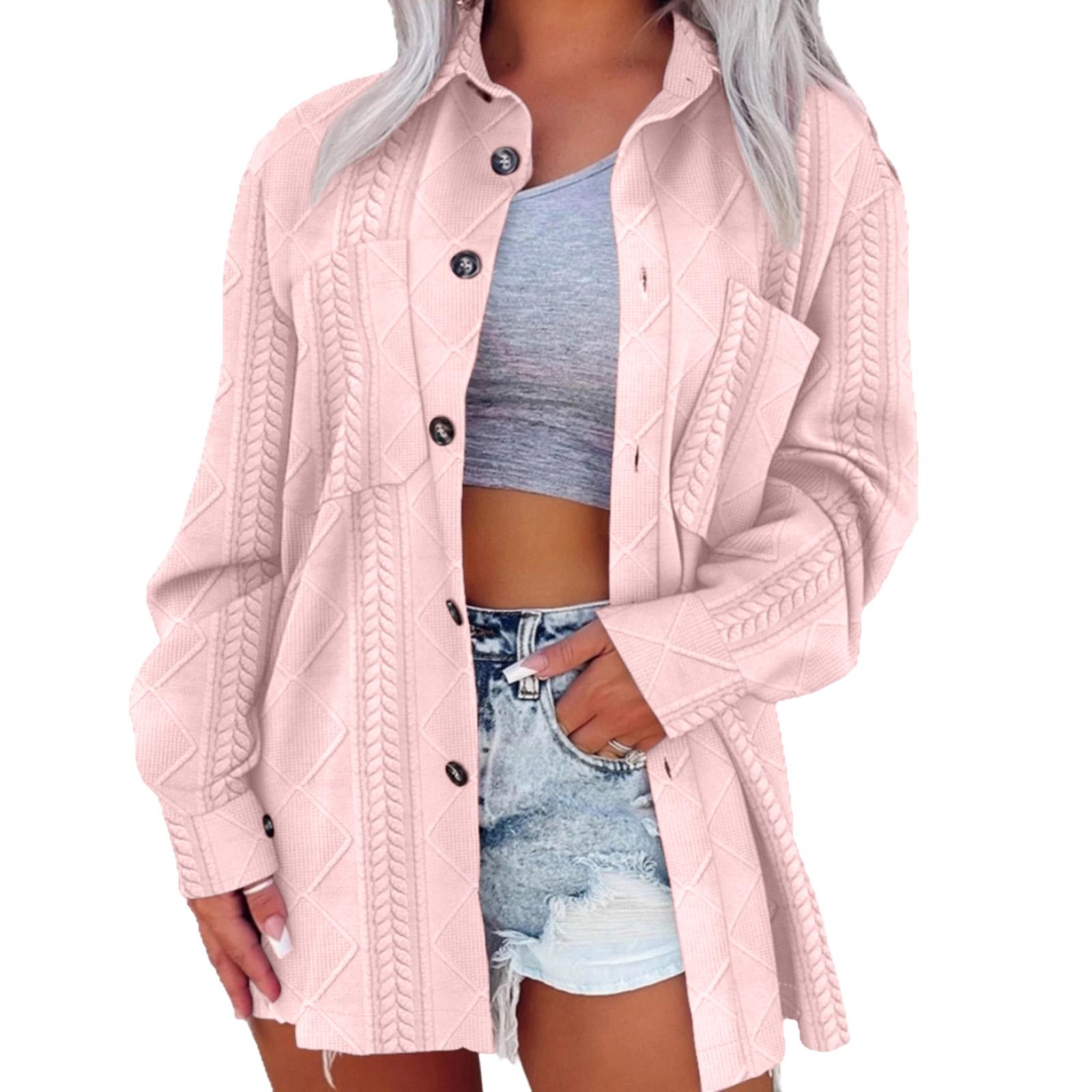 Fashionable Women s Collar Solid Color Button Pattern Knitted Jacket For Women M розовый
Fashionable Women s Collar Solid Color Button Pattern Knitted Jacket For Women M розовый