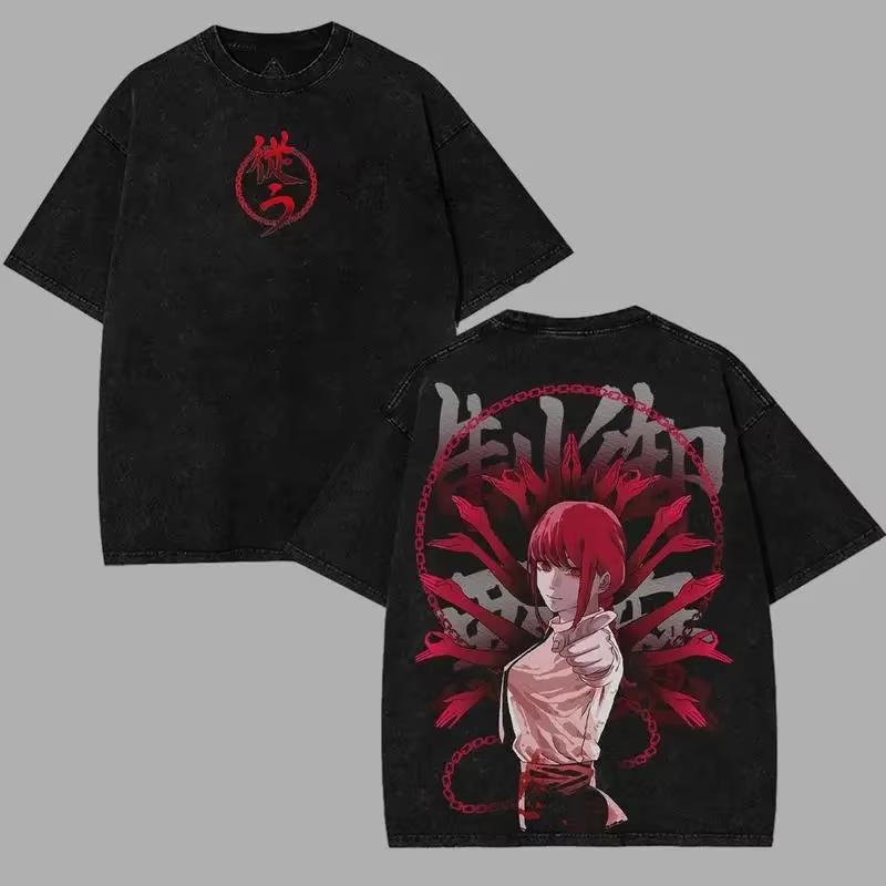 Anime Chainsaw Unisex Makima Tshir Vintage Washed Oversized T Shirt Unisexs Unisex Clothing Short Sleeve Pure Cotton Tees Tops 2XL
Anime Chainsaw Unisex Makima Tshir Vintage Washed Oversized T Shirt Unisexs Unisex Clothing Short Sleeve Pure Cotton Tees Tops 2XL