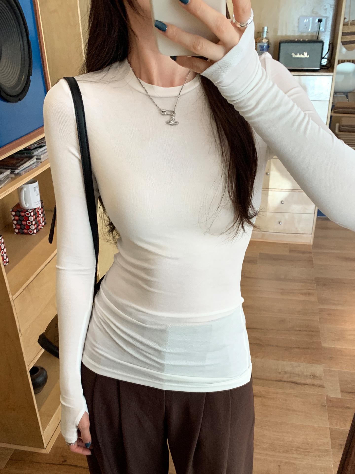 Pure Desire Tencel Slim Fit Long Sleeve T-shirt – Women s Autumn/Winter Korean Style Base Layer Top L білий
Pure Desire Tencel Slim Fit Long Sleeve T-shirt – Women s Autumn/Winter Korean Style Base Layer Top L білий