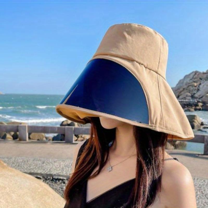 Large Eaves Widening Lenses Bucket Hat Full Face Coverage Women Summer Sunshade Hat Waterproof Beach Sun Hat
Large Eaves Widening Lenses Bucket Hat Full Face Coverage Women Summer Sunshade Hat Waterproof Beach Sun Hat