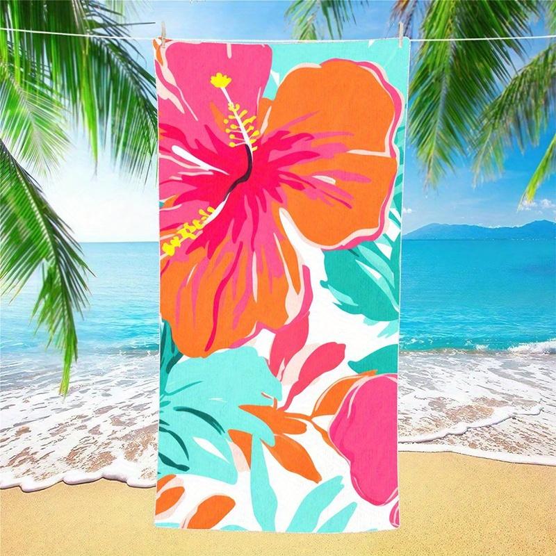 Beach Towel Tropical Flowers Printed Pattern Sun Protection Windproof Suitable For Pool Camping Travel Blanket W40*H60(CM)
Beach Towel Tropical Flowers Printed Pattern Sun Protection Windproof Suitable For Pool Camping Travel Blanket W40*H60(CM)