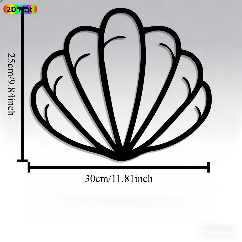 2D Flat Seashell Metal Wall Art, Exquisite Weather Resistant Iron Mural for New Year, Halloween, Summer Beach Party, Patio Garden Fence Coastal Decor 12in
2D Flat Seashell Metal Wall Art, Exquisite Weather Resistant Iron Mural for New Year, Halloween, Summer Beach Party, Patio Garden Fence Coastal Decor 12in