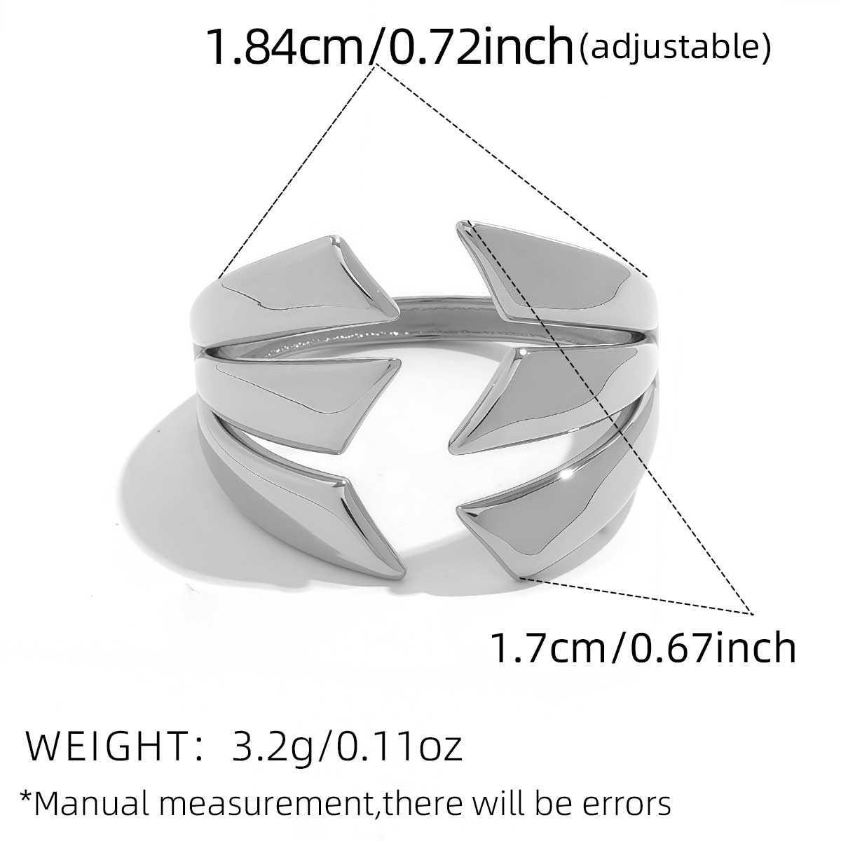 Minimalist 18K Gold Plated Geometry Finger Rings for Women New Fashion Creative Design Double-layered Party Zircon Gifts resizable
Minimalist 18K Gold Plated Geometry Finger Rings for Women New Fashion Creative Design Double-layered Party Zircon Gifts resizable