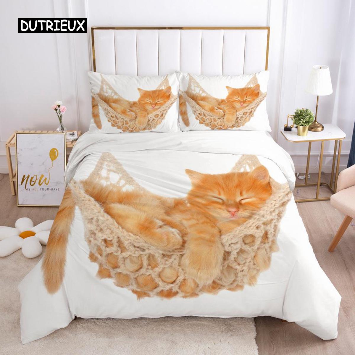 Elegant Modern Cat Lover Gifts Polyester Cute Kitten Pattern Animal Theme Size Double Queen King Quilt Comforter (quilt)-EU Single(135*200cm)3pcs
Elegant Modern Cat Lover Gifts Polyester Cute Kitten Pattern Animal Theme Size Double Queen King Quilt Comforter (quilt)-EU Single(135*200cm)3pcs