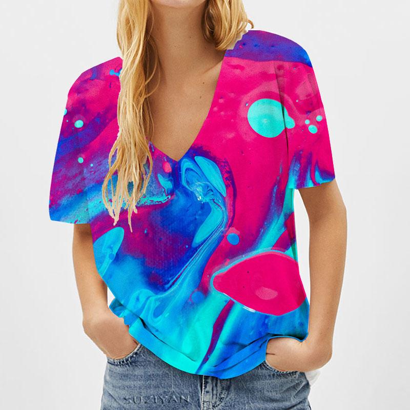 Модные весенние блузки с абстрактным принтом, футболки с коротким рукавом и V-образным вырезом, повседневные 8XL красный
Модные весенние блузки с абстрактным принтом, футболки с коротким рукавом и V-образным вырезом, повседневные 8XL красный