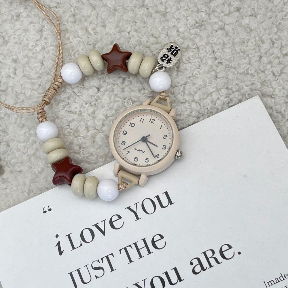 Milk Sweet Series White Star Chain Watch Girls Niche High Value Cute Junior High School Students Quartz Watch
Milk Sweet Series White Star Chain Watch Girls Niche High Value Cute Junior High School Students Quartz Watch
