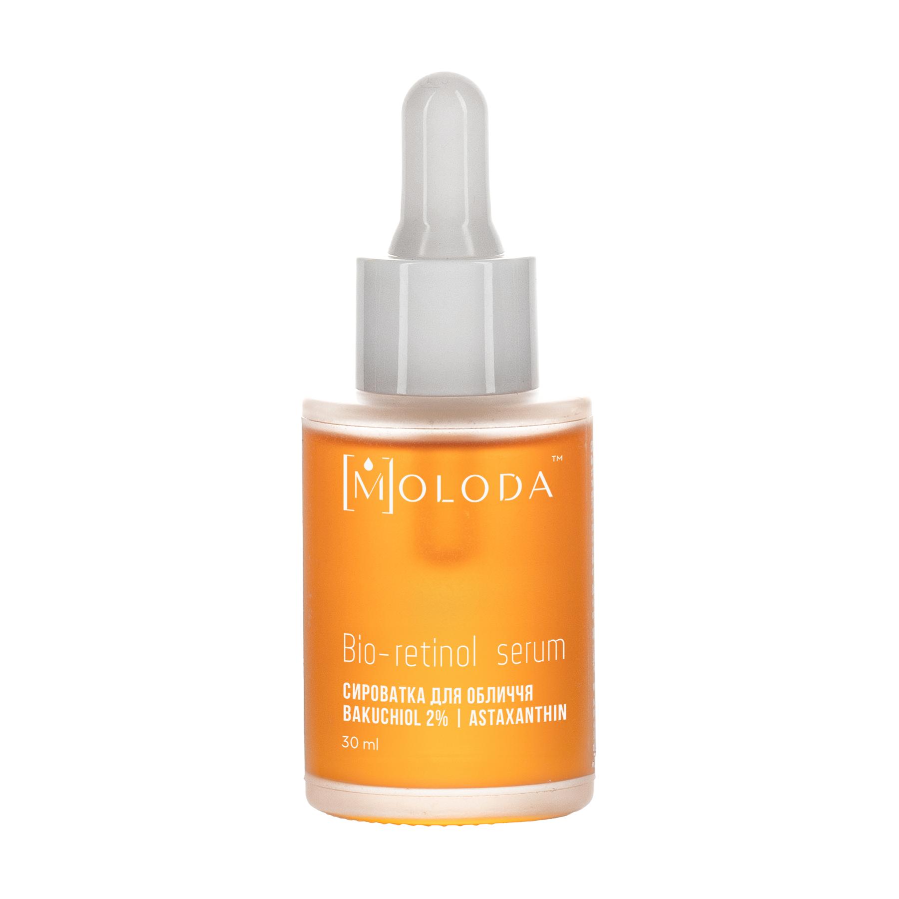 Обновляющая сыворотка с бакучиолом Serum bakuchiol 2% Squalane Astaxanthin Moloda 30 мл
Обновляющая сыворотка с бакучиолом Serum bakuchiol 2% Squalane Astaxanthin Moloda 30 мл