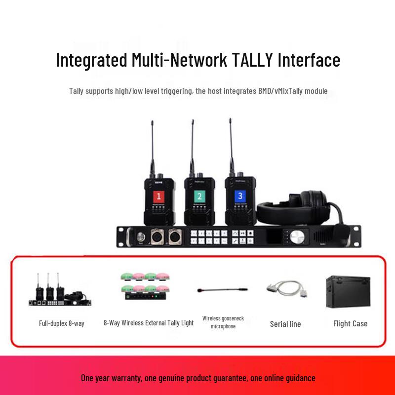 TianYingShiTong TY-910PRO 8-Channel Wireless Director Intercom System
TianYingShiTong TY-910PRO 8-Channel Wireless Director Intercom System