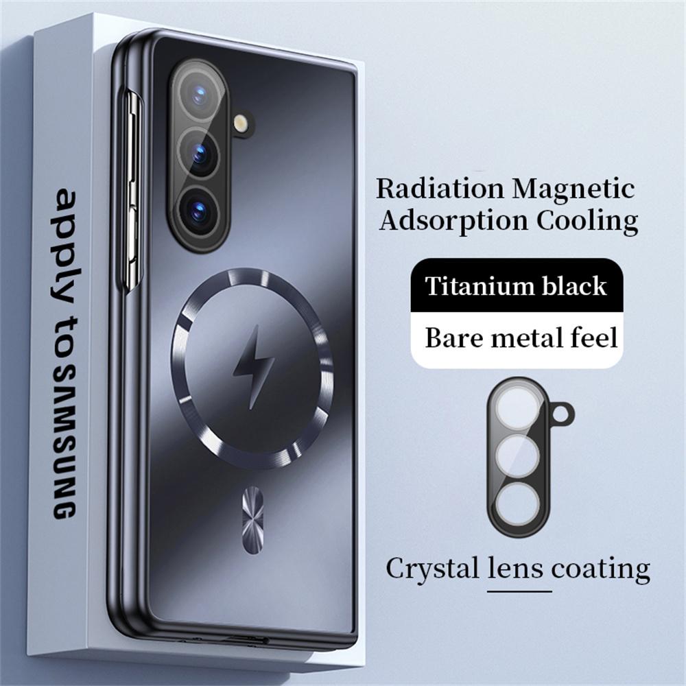 Luxury For Magsafe Wireless Charging Matte Frosted AG Case For Samsung Z Fold 7 ZFold 6 5 4 3 5G Full Lens Protection Back Cover Galaxy Z Fold5
Luxury For Magsafe Wireless Charging Matte Frosted AG Case For Samsung Z Fold 7 ZFold 6 5 4 3 5G Full Lens Protection Back Cover Galaxy Z Fold5