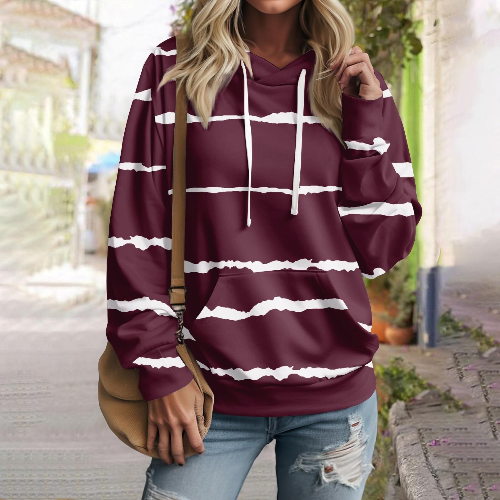 Women s Fall And Winter Printed Pullover Hooded Sweatshirt Long Sleeve Fashion Sweatshirt
Women s Fall And Winter Printed Pullover Hooded Sweatshirt Long Sleeve Fashion Sweatshirt