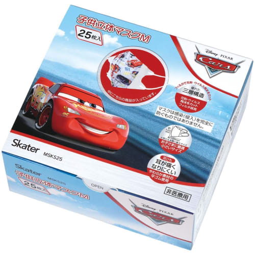 skater childrens 3d mask cars m size 120 x 100mm when folded in 2 disney 3-layer structure non-woven fabric boys msks25 25 pieces
skater childrens 3d mask cars m size 120 x 100mm when folded in 2 disney 3-layer structure non-woven fabric boys msks25 25 pieces