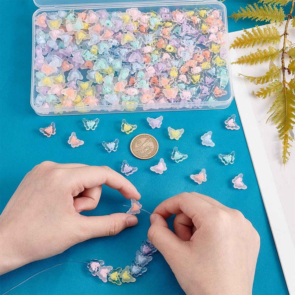 PH PandaHall 240pcs Acrylic Butterfly Bead in Bead, 12 Color Phone Charm Beads Candy Colors Transparent Butterfly Beads Pastel Loose Spacer Beads for 15 x 12mm
PH PandaHall 240pcs Acrylic Butterfly Bead in Bead, 12 Color Phone Charm Beads Candy Colors Transparent Butterfly Beads Pastel Loose Spacer Beads for 15 x 12mm