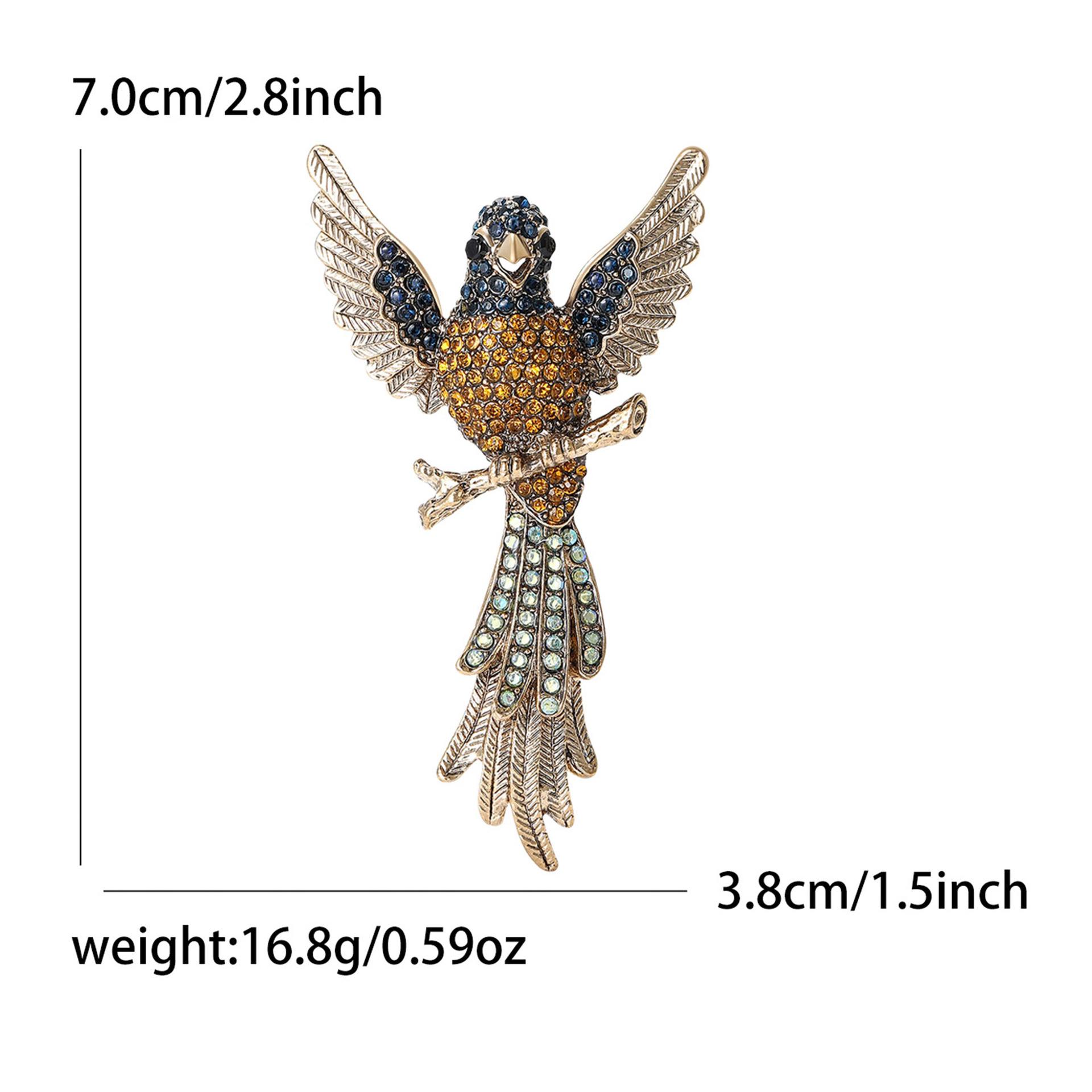 New fashionable and creative alloy winged bird brooch with high-end temperament, men s and women s suit shirts, chest flower jewelry brooches золотой
New fashionable and creative alloy winged bird brooch with high-end temperament, men s and women s suit shirts, chest flower jewelry brooches золотой