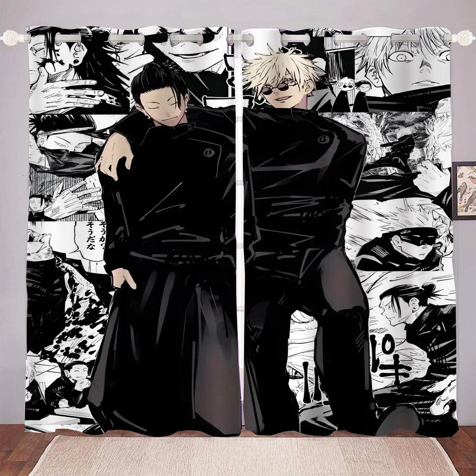 Jujutsu Kaisen Japan Famous Gojo Satoru Living Room Blackout Cartoon Curtains, Animated Curtains, Customisable Bedroom Premium 100x140cm
Jujutsu Kaisen Japan Famous Gojo Satoru Living Room Blackout Cartoon Curtains, Animated Curtains, Customisable Bedroom Premium 100x140cm